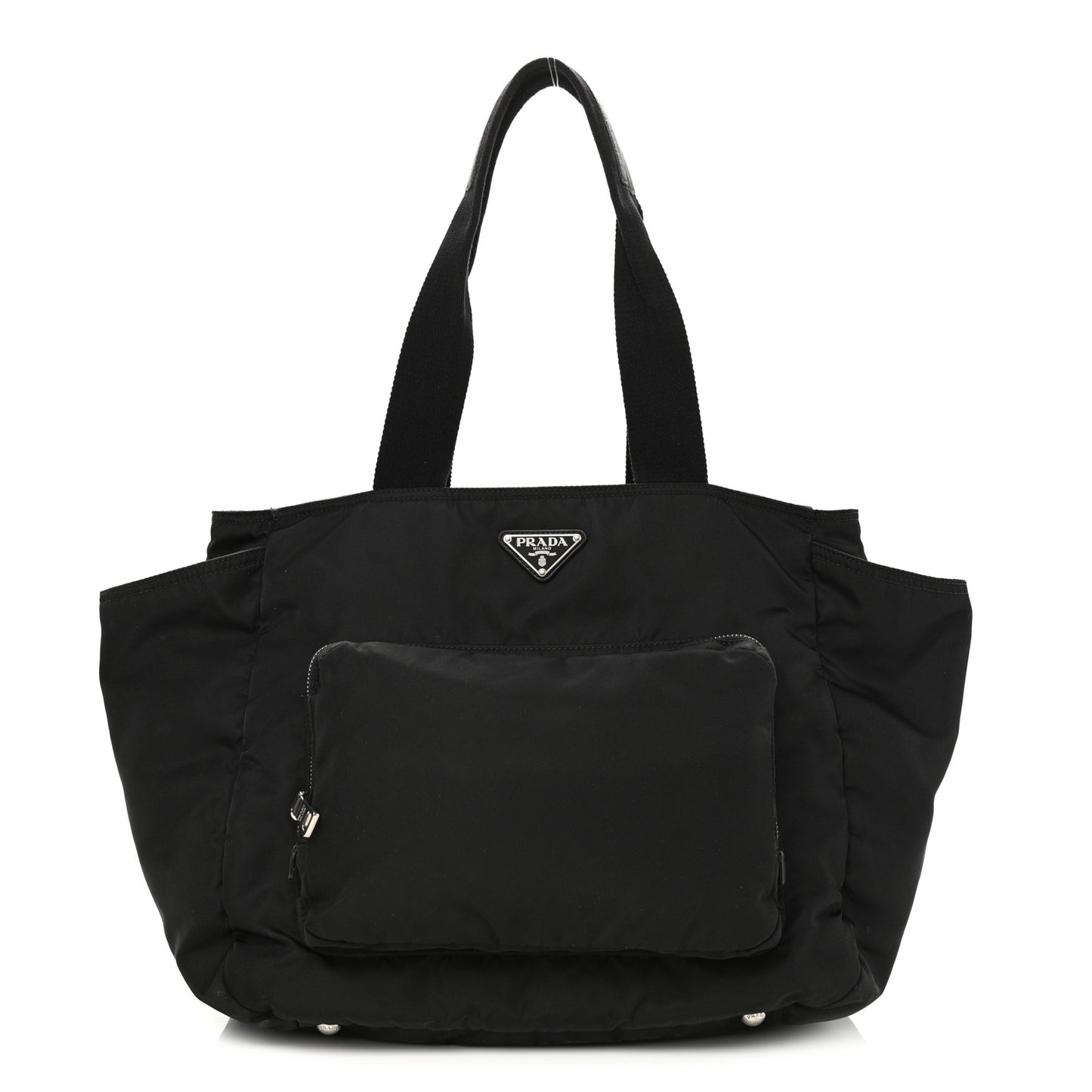Tessuto Nylon Diaper Bag Black