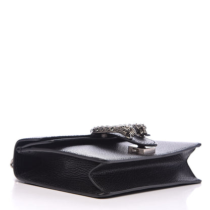 Gucci Calfskin Mini Dionysus Shoulder Bag Black 4 of 12