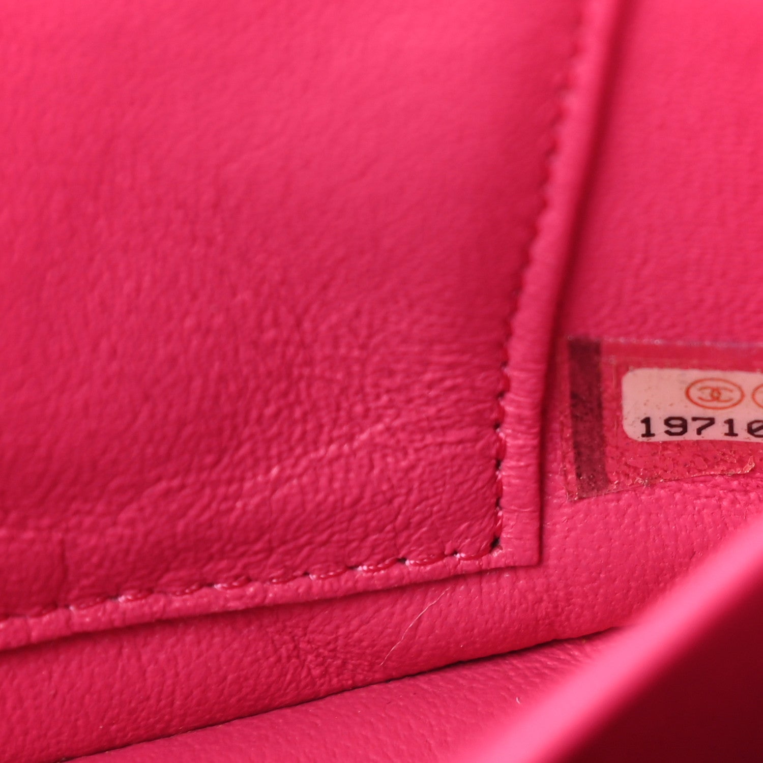 Chanel Lambskin Quilted Extra Mini Flap Dark Pink 7 of 10