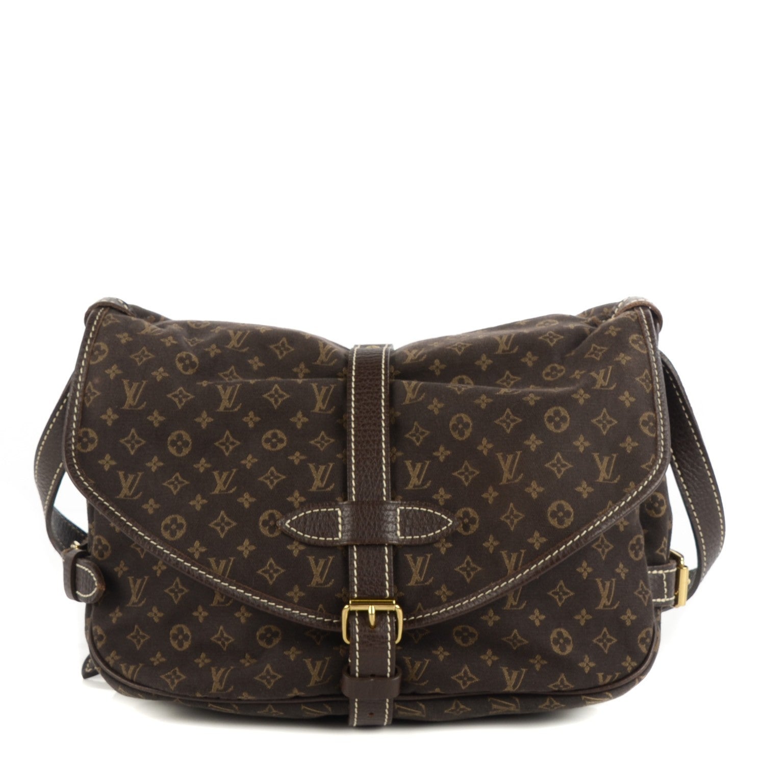 Louis Vuitton Monogram Mini Lin Saumur Ebene 1 of 7