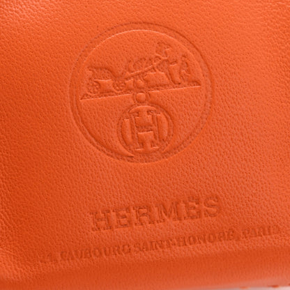 Hermes Milo Lambskin Swift Shopping Bag Charm Feu Gold 3 of 6