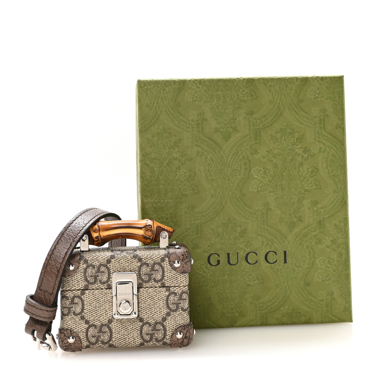 Gucci GG Supreme Monogram AirPods Pro Case Beige Ebony 7 of 7