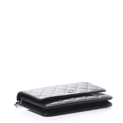 Chanel Caviar Quilted Wallet On Chain WOC Black 3 of 11