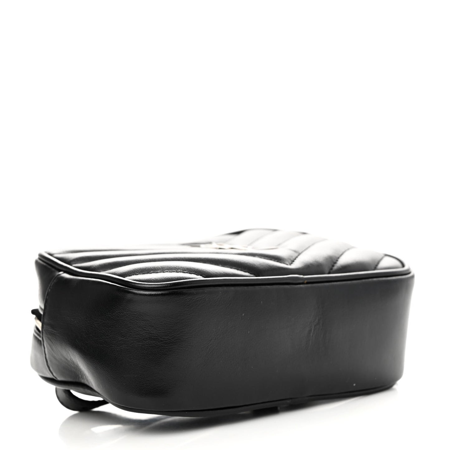 Calfskin Matelasse Monogram Lou Belt Bag Black