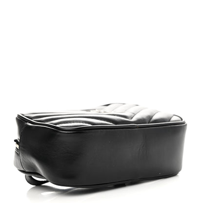 Saint Laurent Calfskin Matelasse Monogram Lou Belt Bag Black 4 of 8