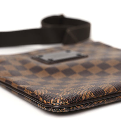 Louis Vuitton Damier Ebene Brooklyn Flat Pochette 8 of 9