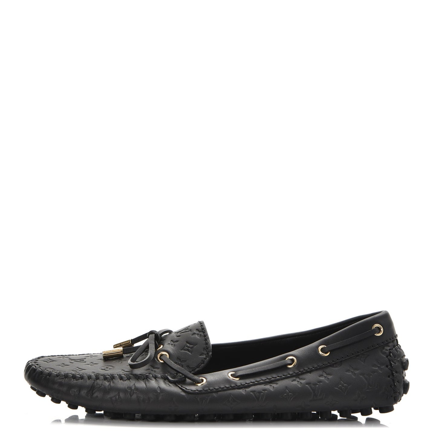Calfskin Monogram Gloria Loafers 40 Black