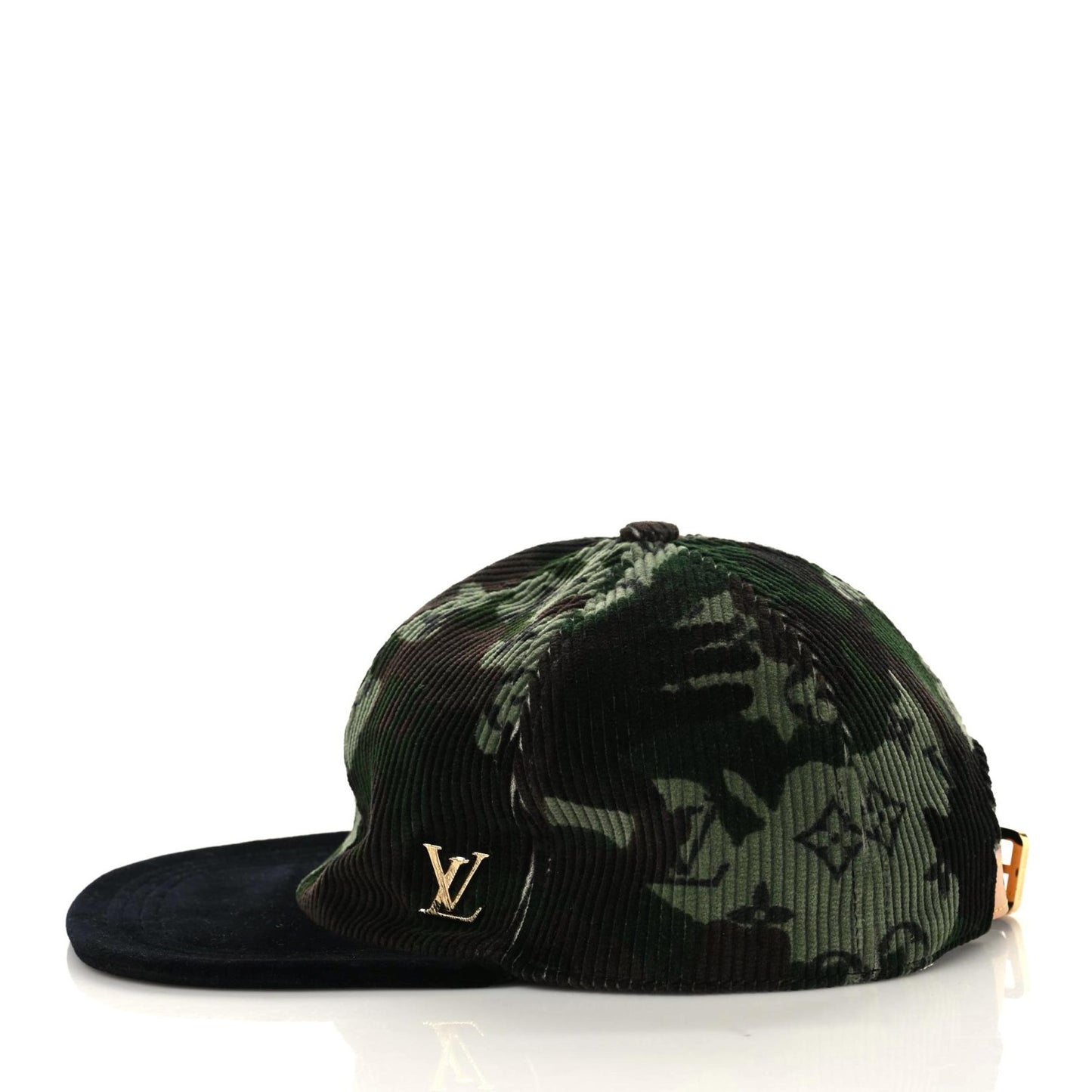 Corduroy Monogram Easy Fit Camo Cap 60 Kaki