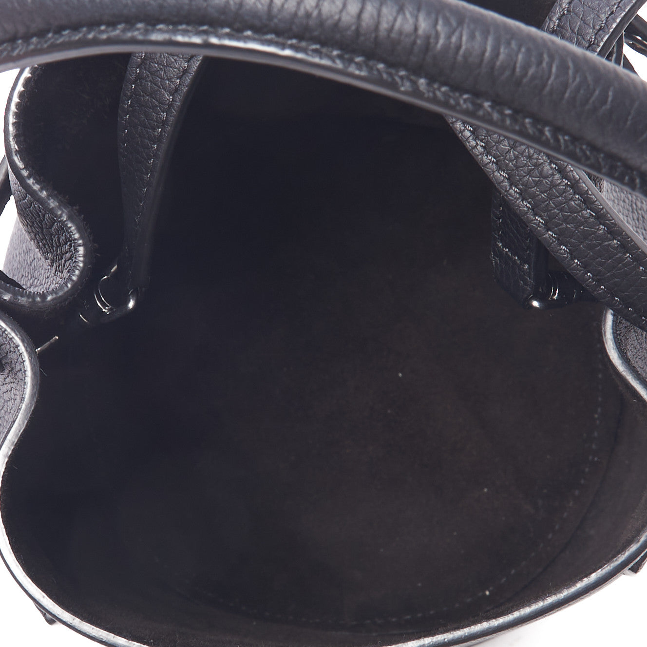 Celine Supple Grained Calfskin Nano Big Bag Bucket Black 7 of 8