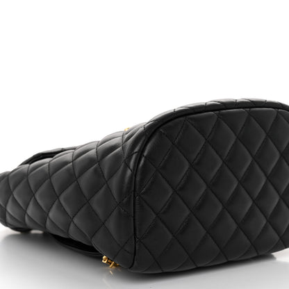 Chanel Lambskin Quilted Small Urban Spirit Backpack Black 8 of 9