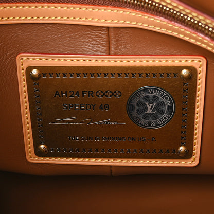 Louis Vuitton Calfskin Monogram Speedy P9 Bandouliere 40 Agate 6 of 10