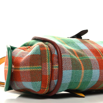 Gucci Calfskin Tartan Childrens Backpack Blue Multicolor 9 of 10