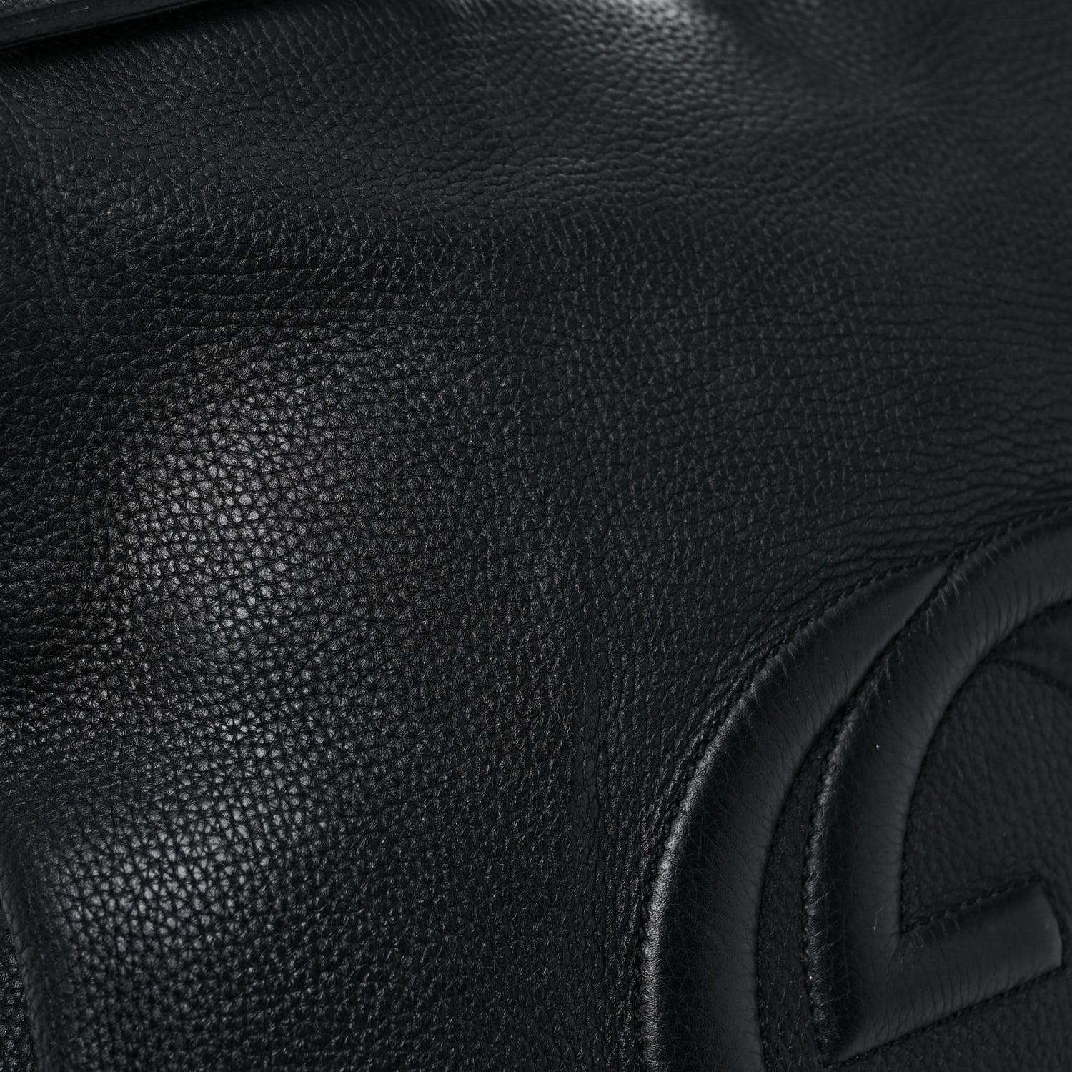 Gucci Pebbled Calfskin Large Soho Hobo Black 24 of 24