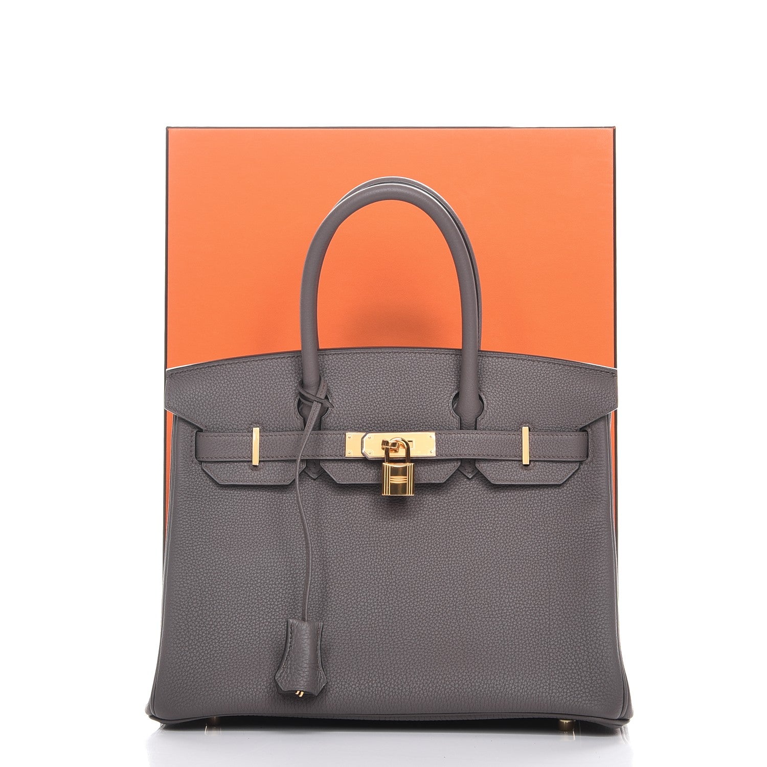 Hermes Togo Birkin 30 Etain 26 of 26