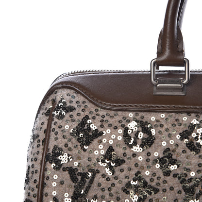 Louis Vuitton Sequin Monogram Sunshine Express Speedy Kaki 13 of 23