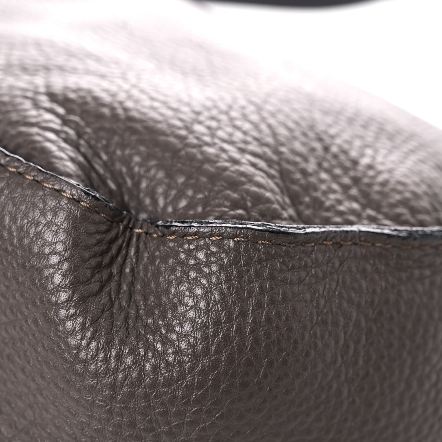 Calfskin Medium Marcie Round Zip Crossbody Ash