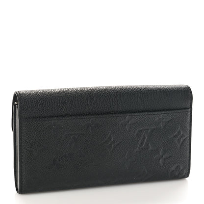 Louis Vuitton Empreinte Sarah Wallet NM Black 3 of 8