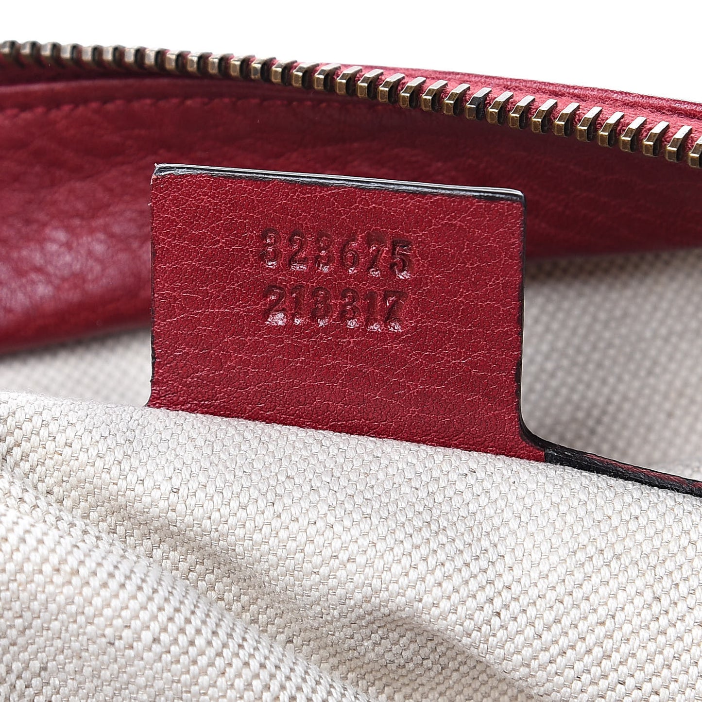 Monogram Medium Miss GG Top Handle Bag Dark Red