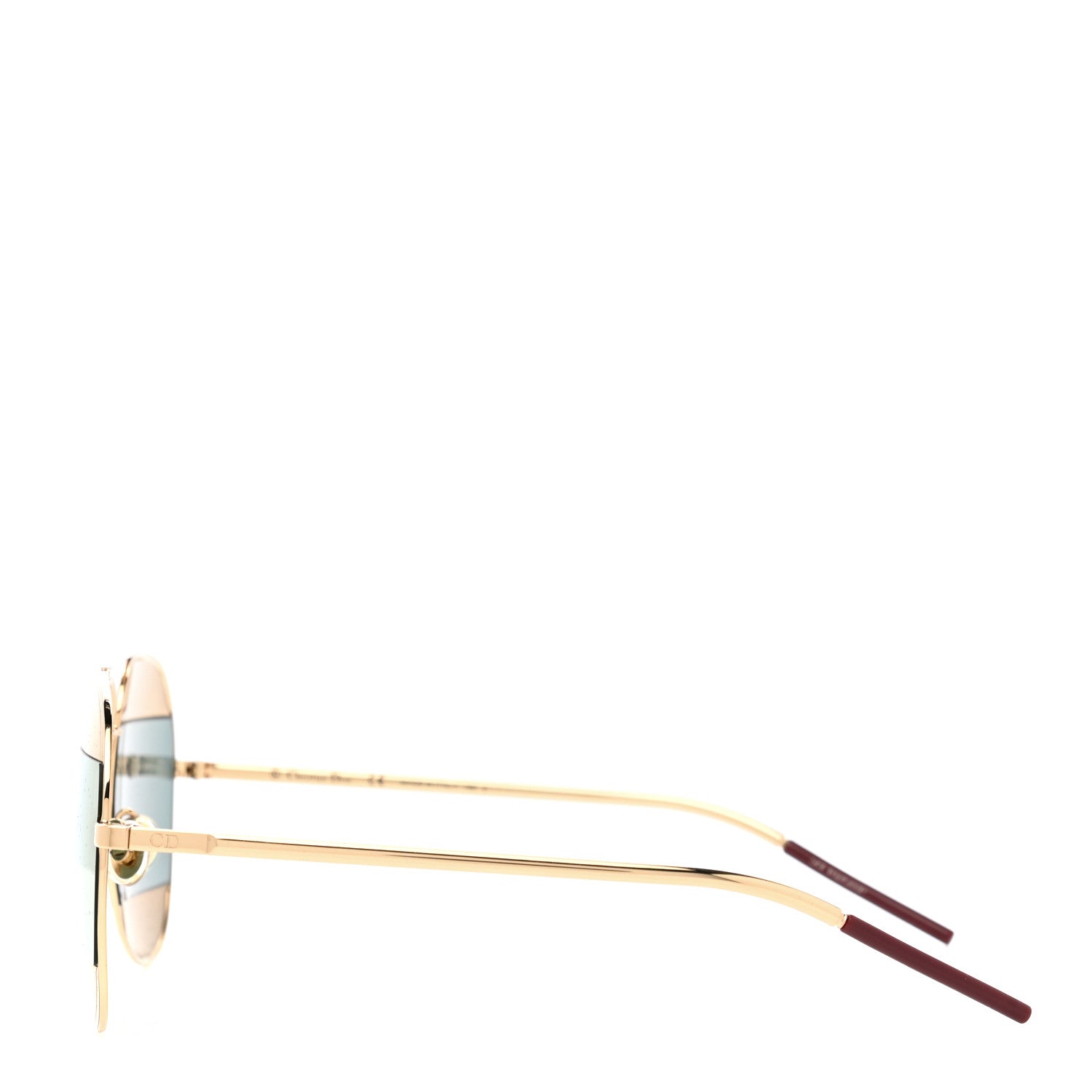 Christian Dior Split 1 Aviator Sunglasses Gold 3 of 8