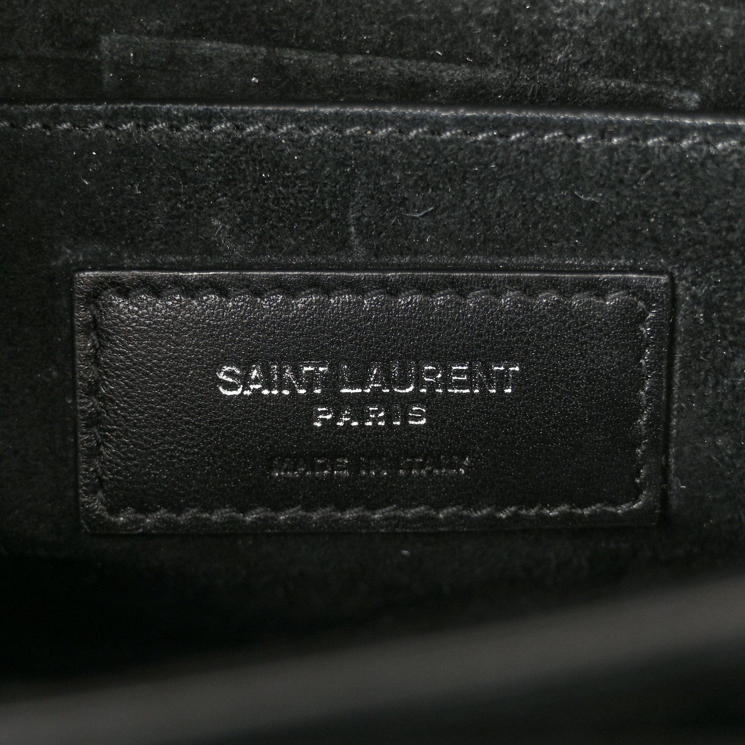 Saint Laurent Calfskin Medium Monogram Sunset Black 6 of 13