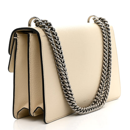 Gucci Textured Calfskin Crystal Small Dionysus Shoulder Bag Mystic White 3 of 12