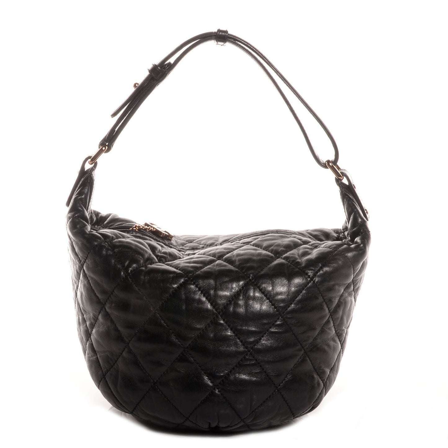 Lambskin Cloudy Bundle Hobo Black