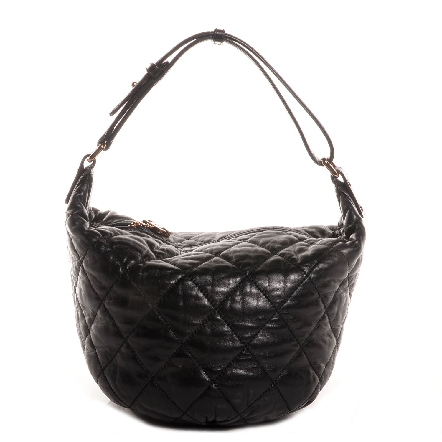 Chanel Lambskin Cloudy Bundle Hobo Black 1 of 7