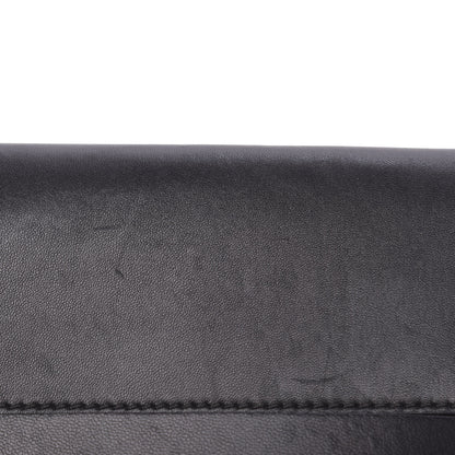 Chloe Lambskin Medium Elle Chain Clutch Black 12 of 13