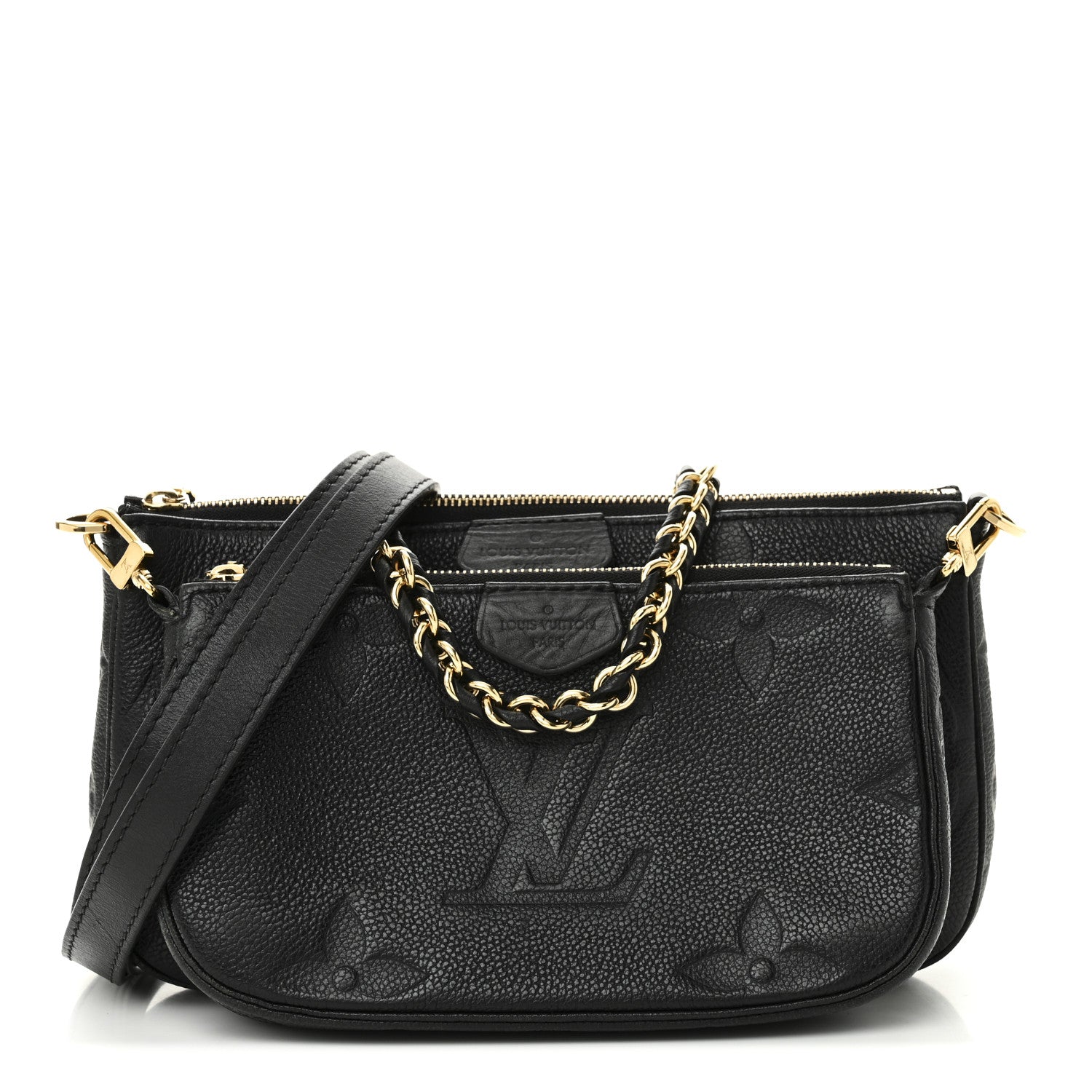 Louis Vuitton Empreinte Monogram Giant Multi Pochette Accessories Black 1 of 10