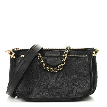 Louis Vuitton Empreinte Monogram Giant Multi Pochette Accessories Black 1 of 10
