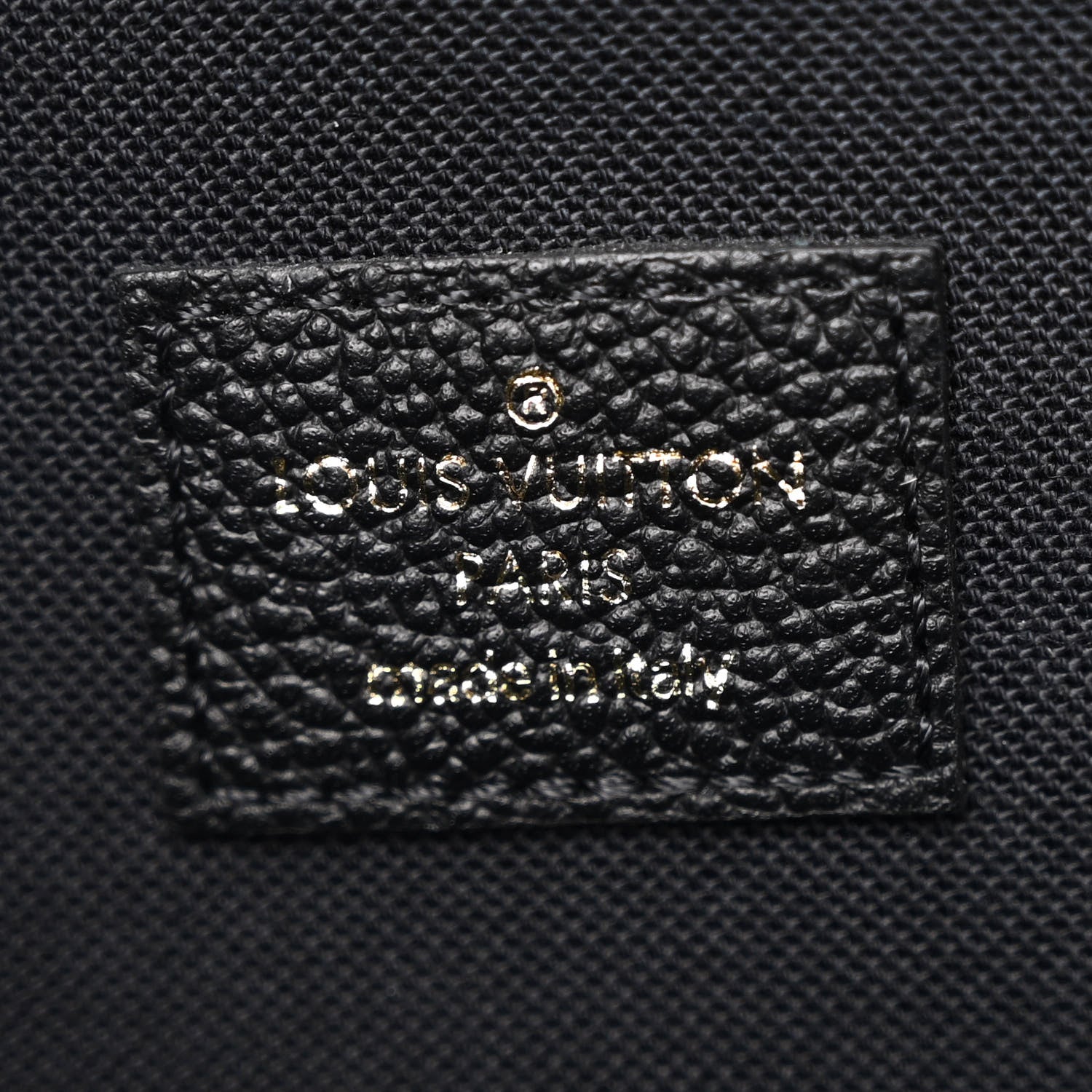 Louis Vuitton Empreinte Pochette Felicie Chain Wallet Black 6 of 10