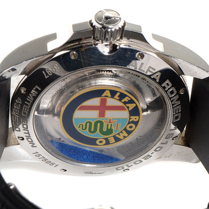 Chopard Stainless Steel Rubber 44mm Gran Turismo Alfa Romeo Automatic Watch Black 5 of 8