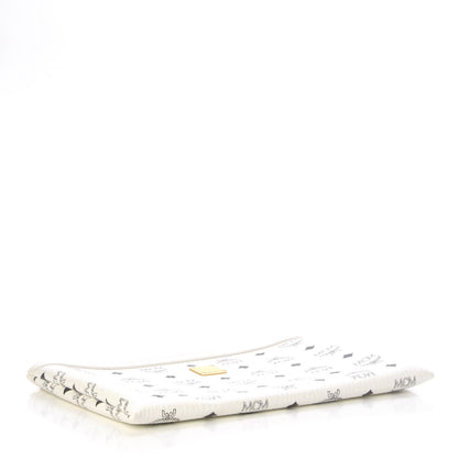MCM Visetos Medium Heritage Pouch White 4 of 10