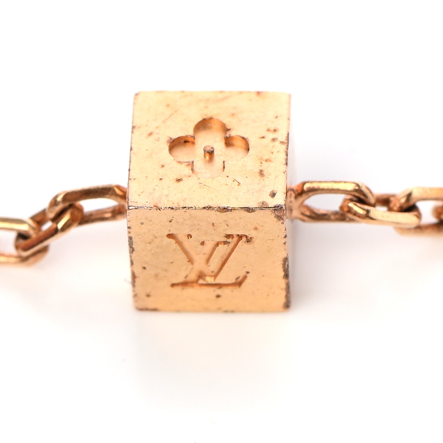 Louis Vuitton Swarovski Gamble Bracelet Gold 5 of 6