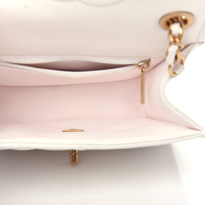 Chanel Caviar Quilted Mini Sweet Classic Flap White 5 of 11
