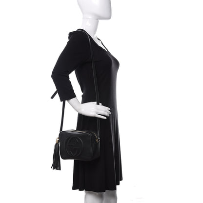 Gucci Pebbled Calfskin Small Soho Disco Bag Black 2 of 11