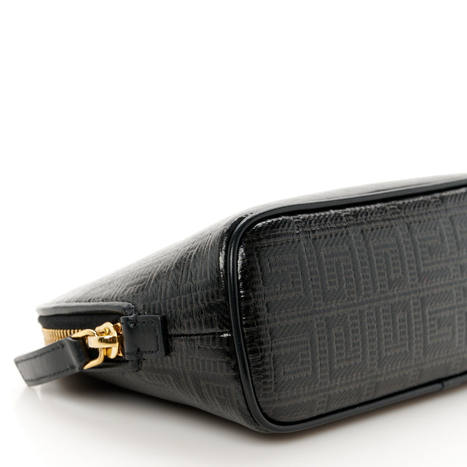 Givenchy Coated Canvas Logo 4G Embossed Cosmetic Pouch Black 9 of 10