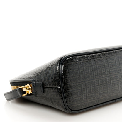 Givenchy Coated Canvas Logo 4G Embossed Cosmetic Pouch Black 9 of 10