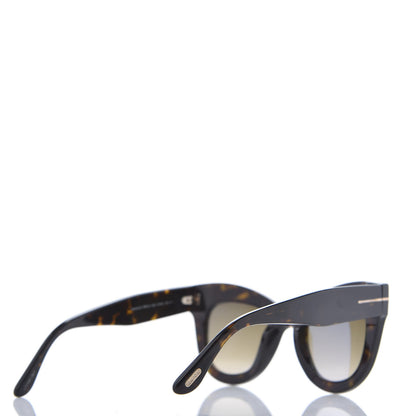 Tom Ford Karina Cat Eye Sunglasses TF612 Havana 4 of 8