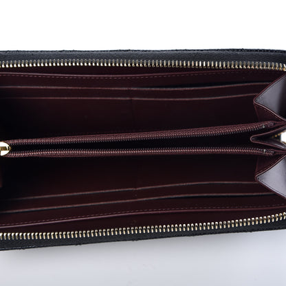 Chanel Caviar Quilted Large Gusset Zip Around Wallet Black 5 of 9