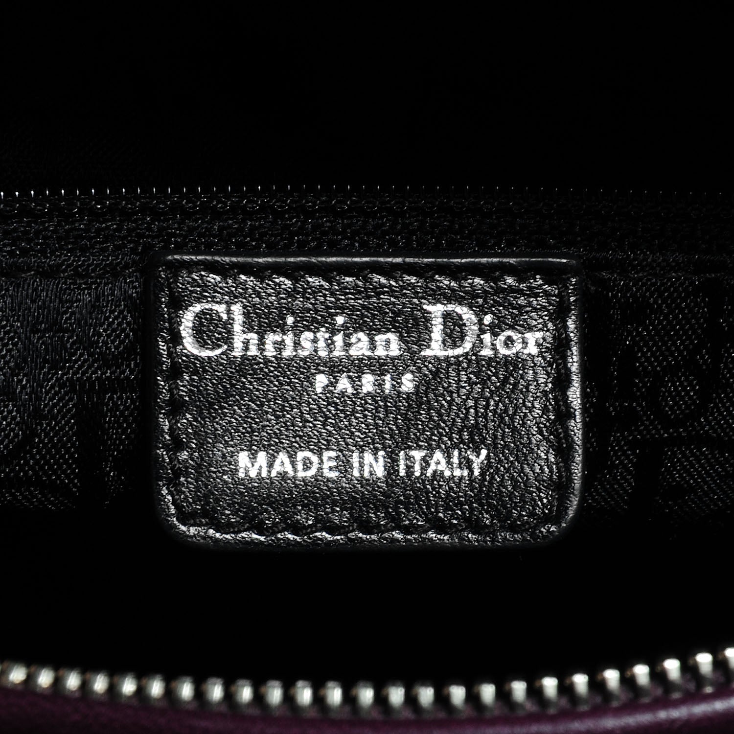 Christian Dior Patent Cannage Large Lady Dior Purple 6 of 8