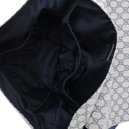 Gucci GG Plus Monogram Messenger Diaper Bag Navy 5 of 7