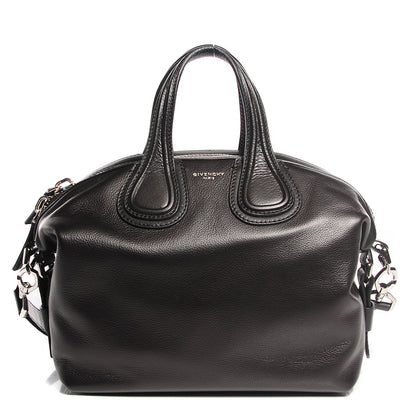 Givenchy Waxed Calfskin Small Nightingale Black 1 of 9