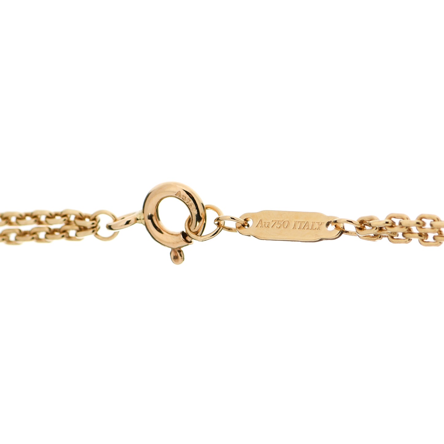 18K Yellow Gold HardWear Double Link Pendant Necklace
