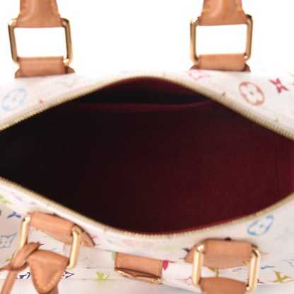 Louis Vuitton Monogram Multicolor Speedy 30 White 5 of 17
