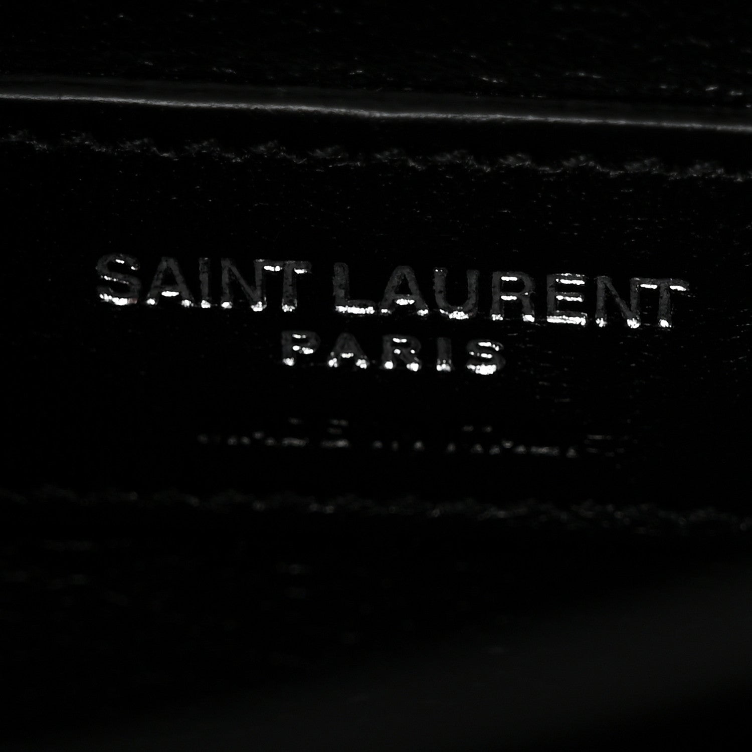 Saint Laurent Coated Bark Calfskin Medium Monogram Sunset Black 6 of 12