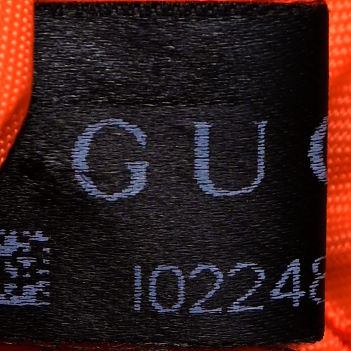GG Supreme Monogram Space Cats Diaper Bag Orange