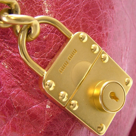 Nappa Charm Tote Peonia
