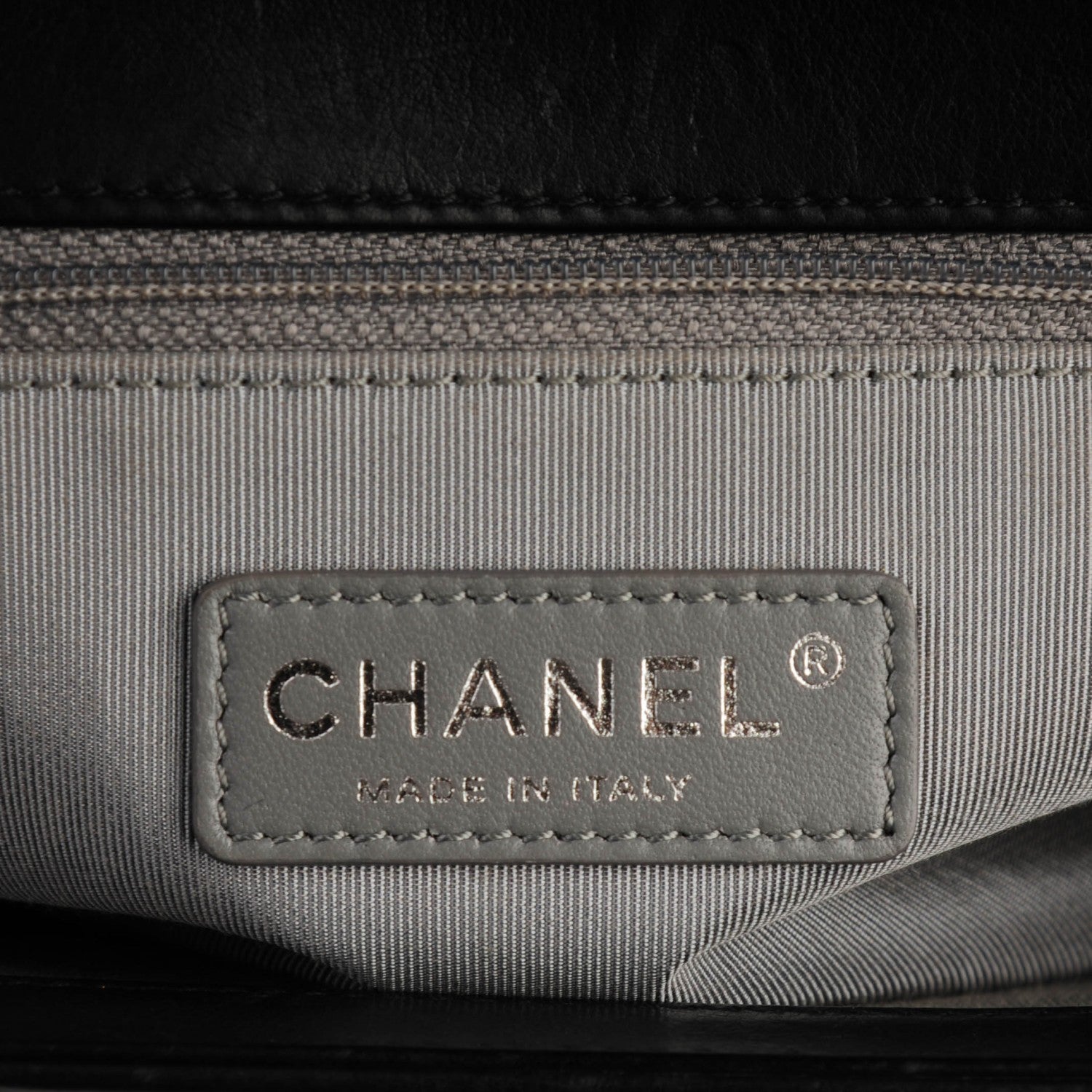 Chanel Calfskin Quilted Double Stitch New Medium Boy Flap Black 5 of 6
