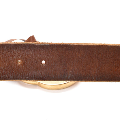 Gucci Faded Calfskin Double G 40mm Belt 90 36 Cuir 6 of 9